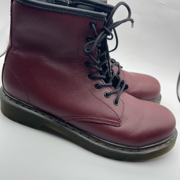 Dr. Martens Boots, Size 5(US)/4(UK) Youth, Cherry, NWOB - Picture 9 of 16
